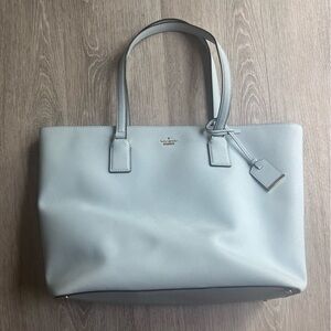Kate Spade light blue medium tote